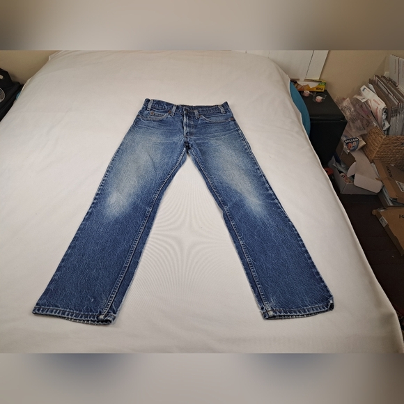 Vintage '87s Levi's 509 Orange Tab Jeans W32 L30 - Picture 6 of 16